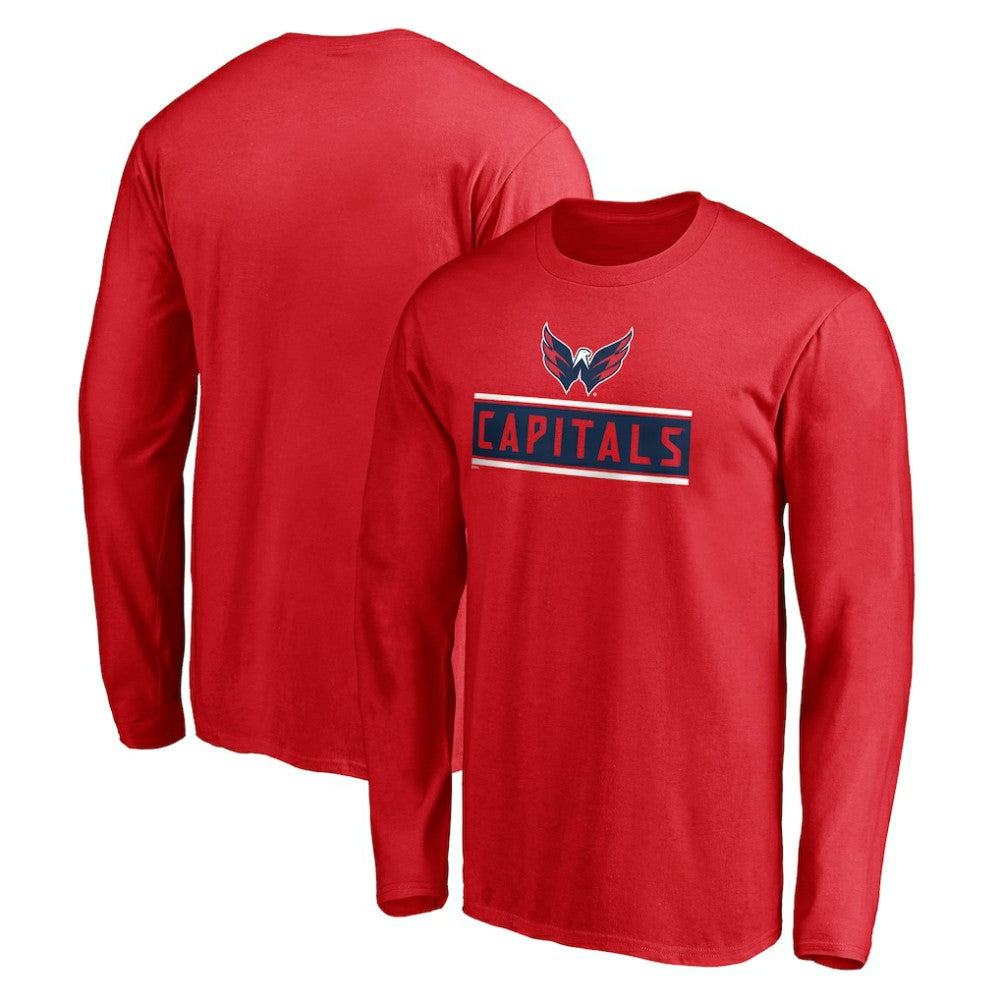 NHL Washington Capitals Team Arch Knockout Long Sleeve T-Shirt