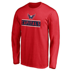 NHL Washington Capitals Team Arch Knockout Long Sleeve T-Shirt