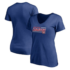 NHL Montreal Canadiens Women's Mascot In Bounds V-Neck T-Shirt