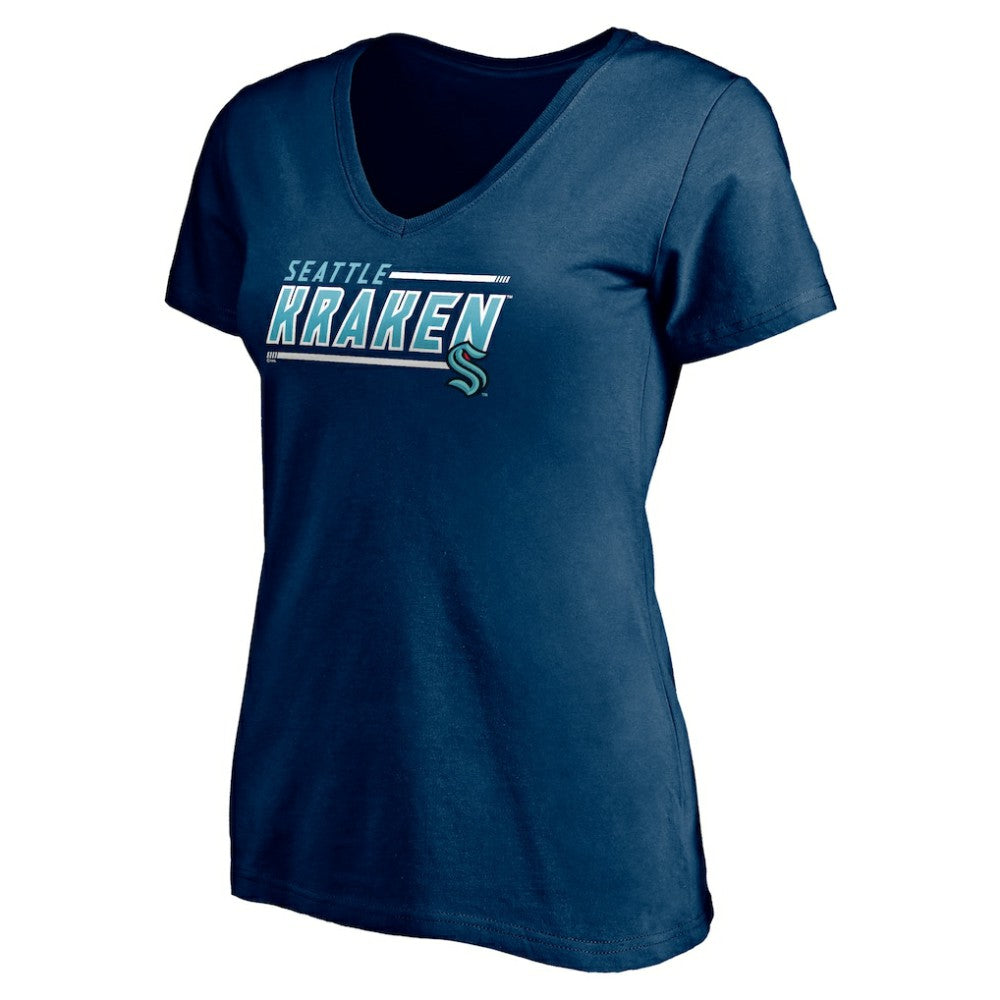 NHL Seattle Kraken Women's Mascot In Bounds V-Neck T-Shirt