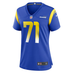Warren McClendon Jr.  Women's Team Game Jersey - Los Angeles Rams Jerseys