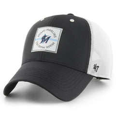 Black Miami Marlins '47 Disburse MVP Trucker Adjustable Hat
