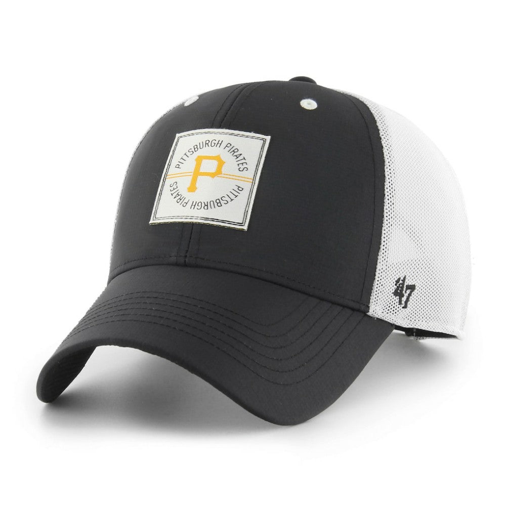 Black Pittsburgh Pirates '47 Disburse MVP Trucker Adjustable Hat