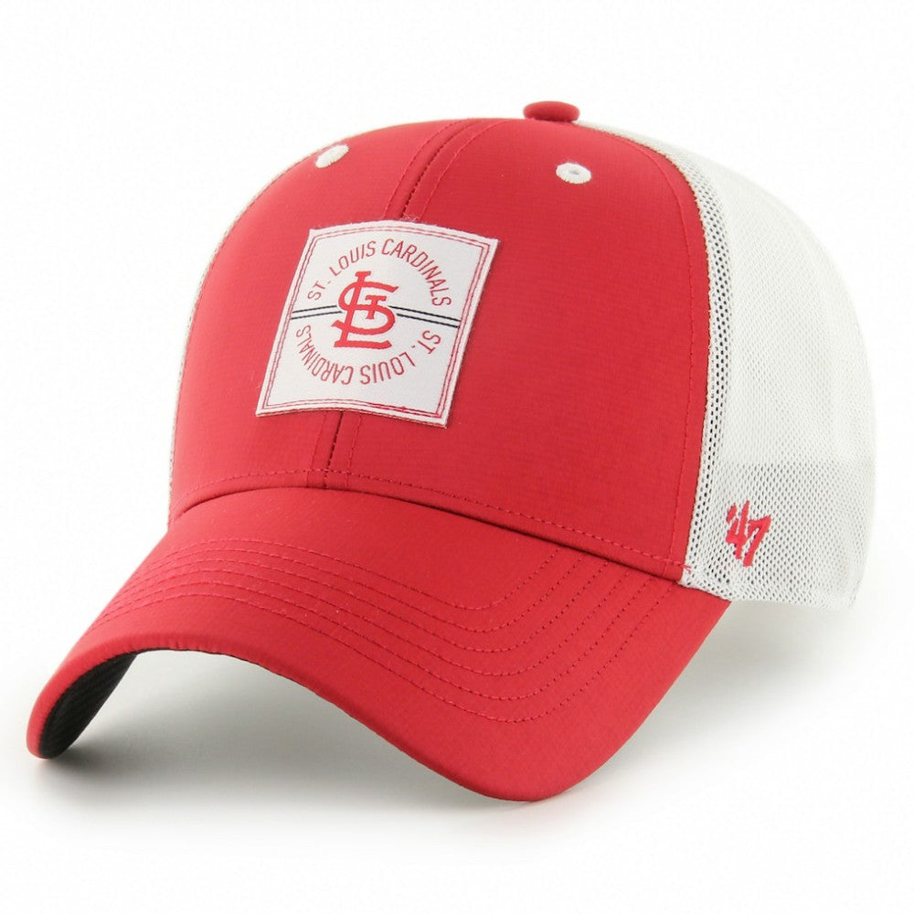 Red St. Louis Cardinals '47 Disburse MVP Trucker Adjustable Hat