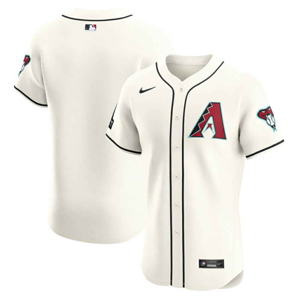 White Arizona Diamondbacks Nike Home Elite Patch Jersey