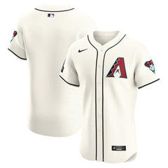White Arizona Diamondbacks Nike Home Elite Patch Jersey