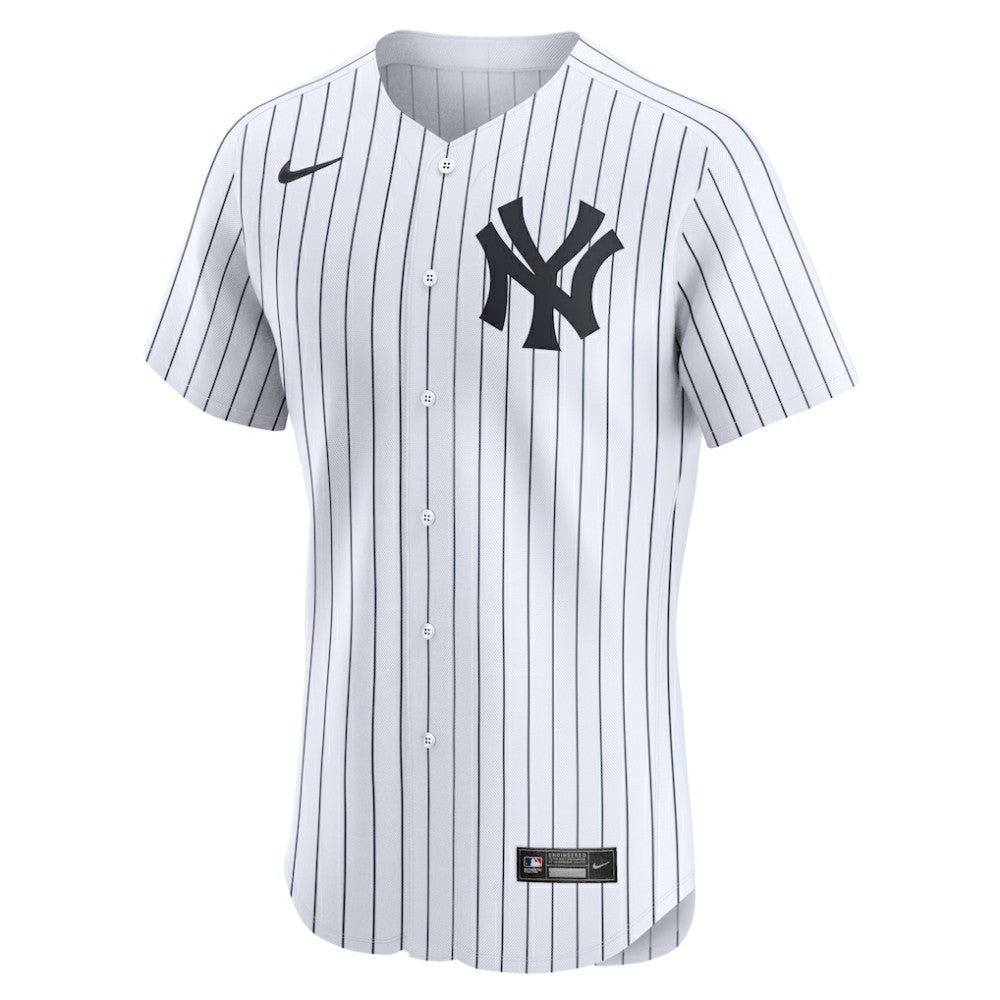White New York Yankees Nike Home Elite Jersey