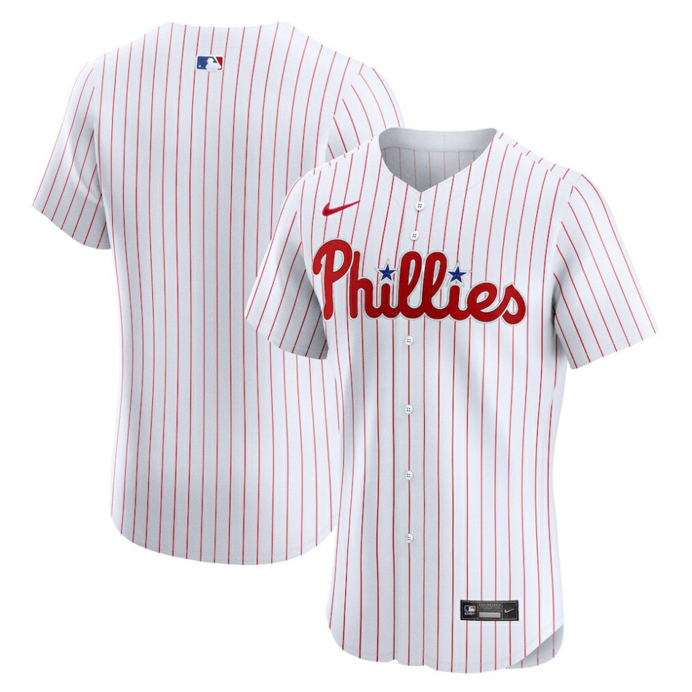 White Philadelphia Phillies Nike Home Elite Jersey