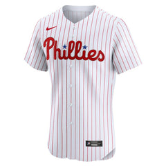 White Philadelphia Phillies Nike Home Elite Jersey