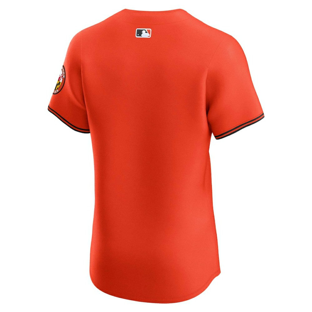 Orange Baltimore Orioles Nike Alternate Vapor Premier Elite Patch Jersey