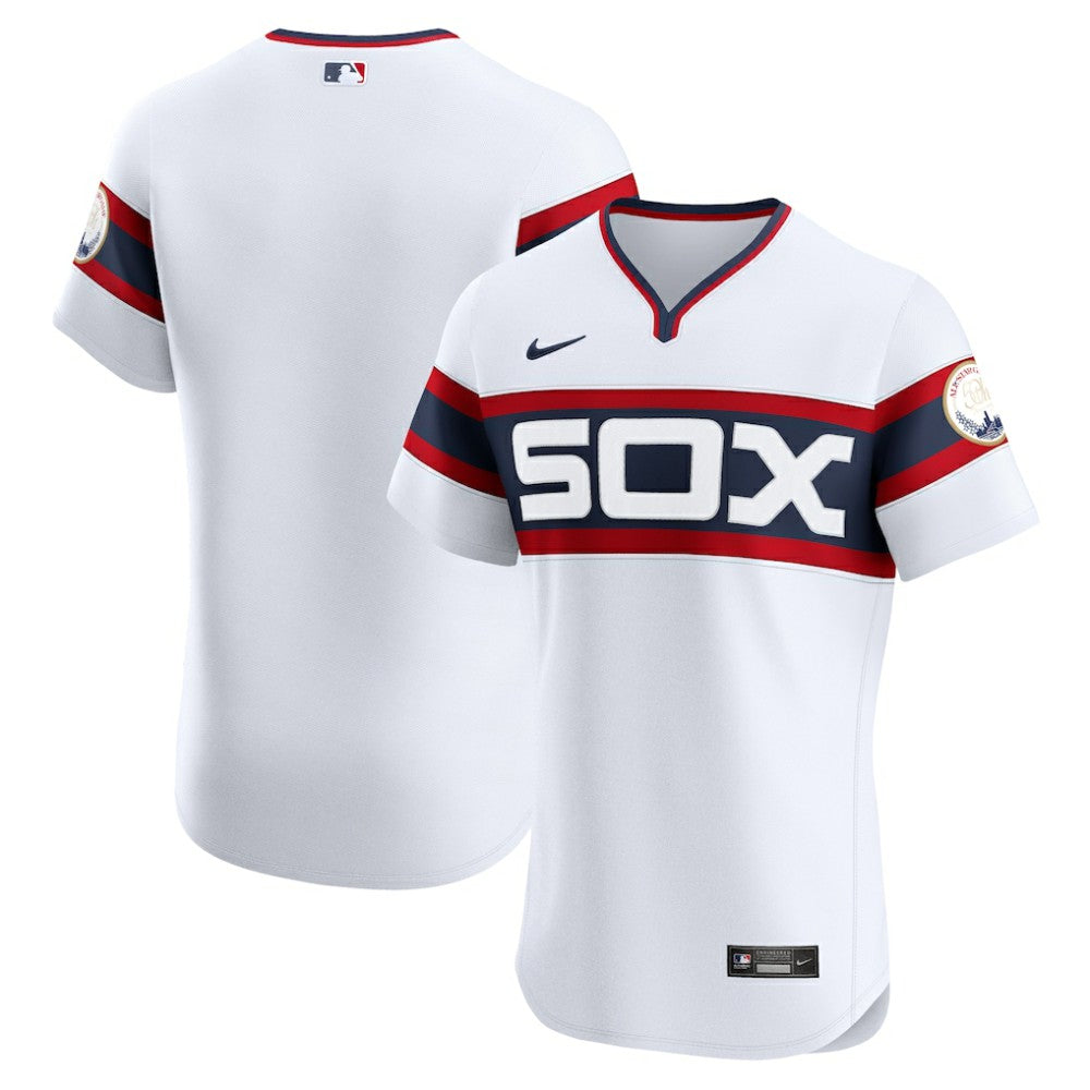 White Chicago White Sox Nike Alternate Vapor Premier Elite Patch Jersey