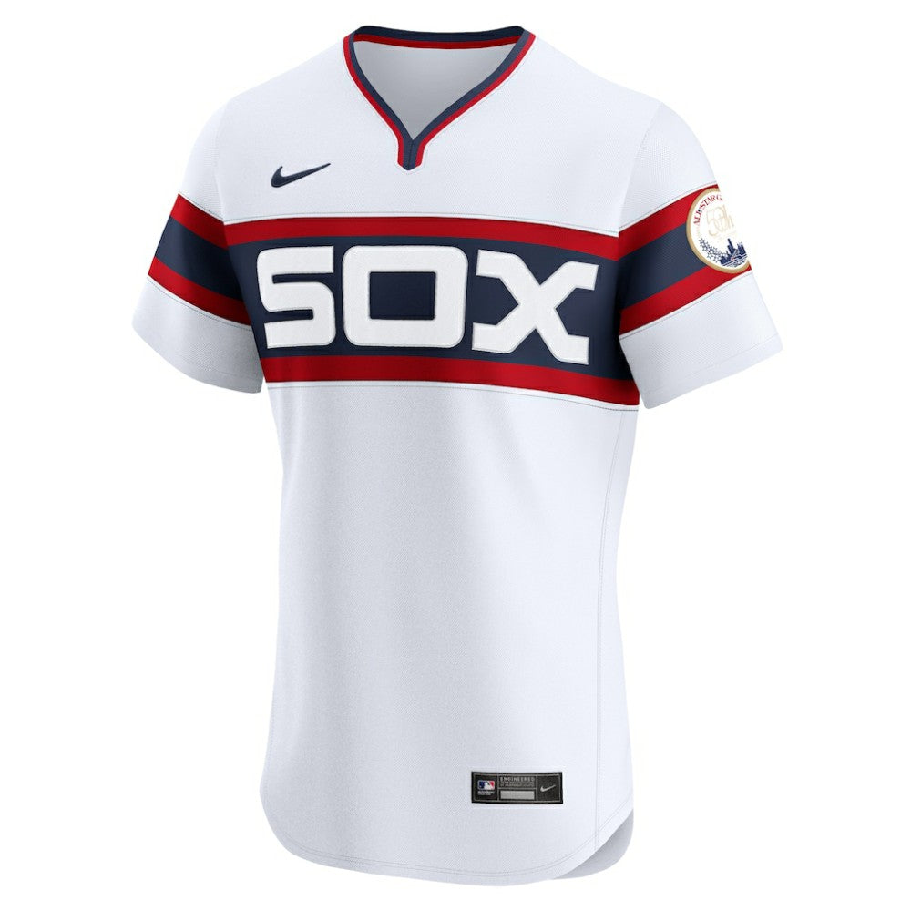 White Chicago White Sox Nike Alternate Vapor Premier Elite Patch Jersey