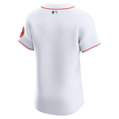 White Houston Astros Nike Home Vapor Premier Elite Patch Jersey