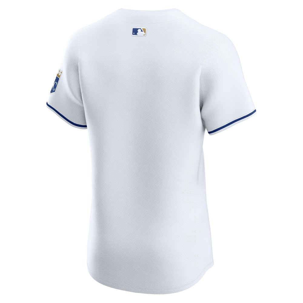 White Kansas City Royals Nike Home Elite Jersey