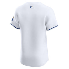 White Kansas City Royals Nike Home Elite Jersey