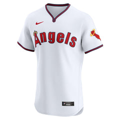 White Los Angeles Angels Nike Alternate Vapor Premier Elite Patch Jersey