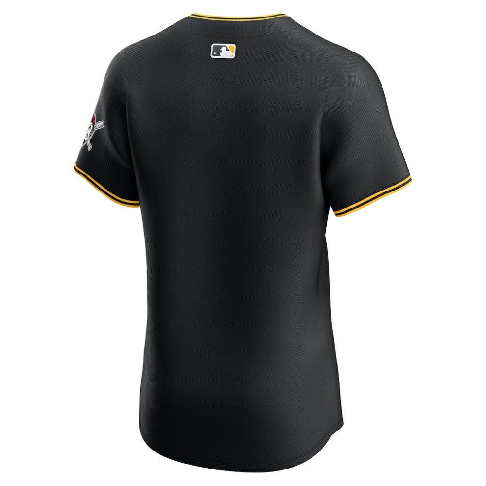 Black Pittsburgh Pirates Nike Alternate Vapor Premier Elite Patch Jersey