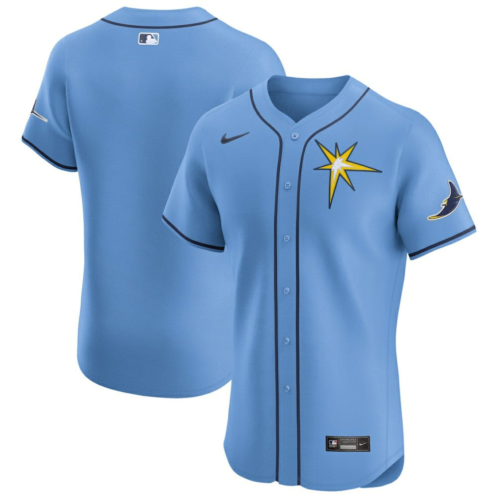 Light Blue Tampa Bay Rays Nike Alternate Vapor Premier Elite Patch Jersey