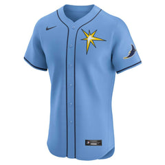 Light Blue Tampa Bay Rays Nike Alternate Vapor Premier Elite Patch Jersey