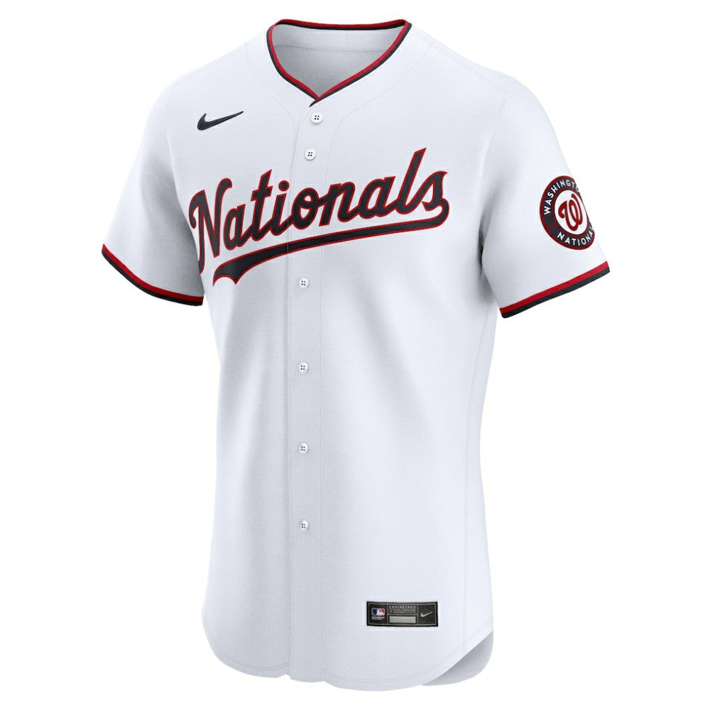 White Washington Nationals Nike Home Elite Jersey