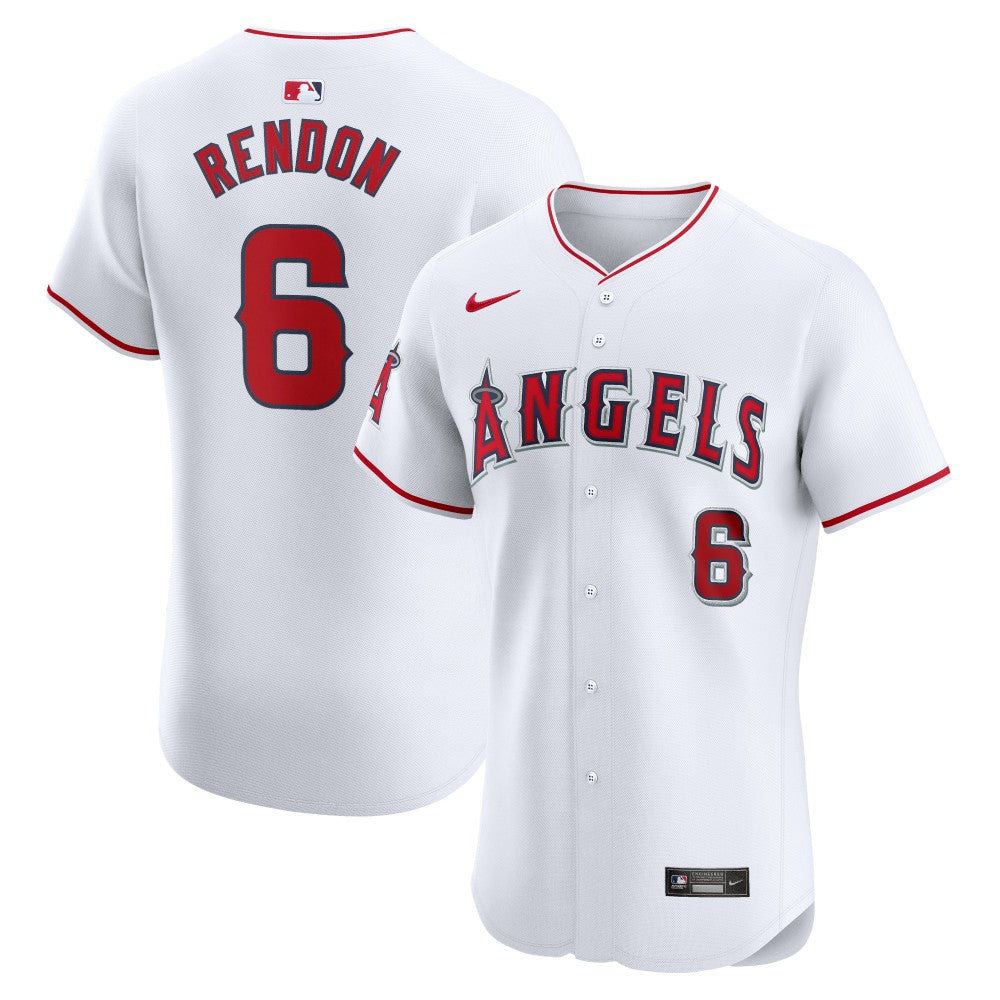 White Anthony Rendon Los Angeles Angels Nike Home Elite Player Jersey