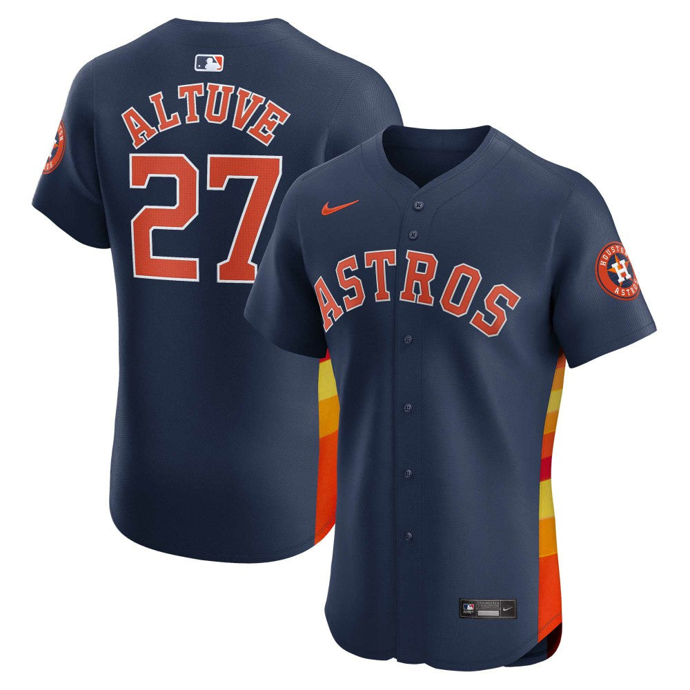 Navy Jose Altuve Houston Astros Nike Alternate Elite Player Jersey