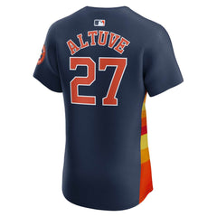 Navy Jose Altuve Houston Astros Nike Alternate Elite Player Jersey