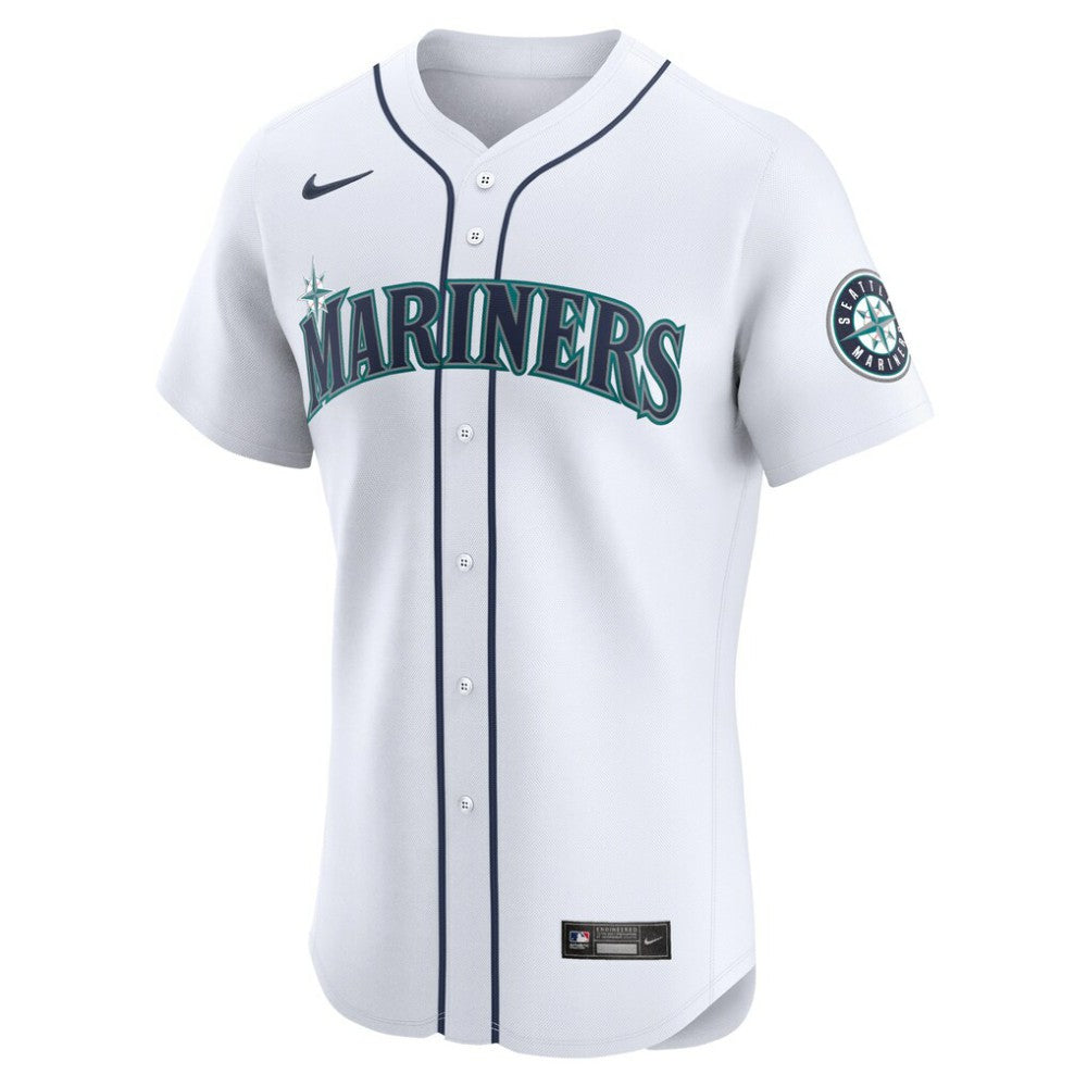 White Julio Rodríguez Seattle Mariners Nike Home Elite Player Jersey