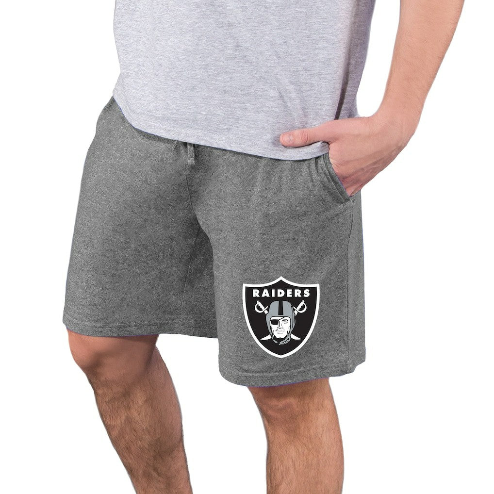 Concepts Sport Quest Knit Jam Shorts - Las Vegas Raiders Shorts