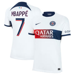 Kylian Mbappe Paris Saint-Germain Women's 2023/24 Away Stadium Replica Player Jersey