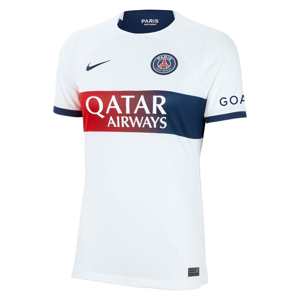 Kylian Mbappe Paris Saint-Germain Women's 2023/24 Away Stadium Replica Player Jersey