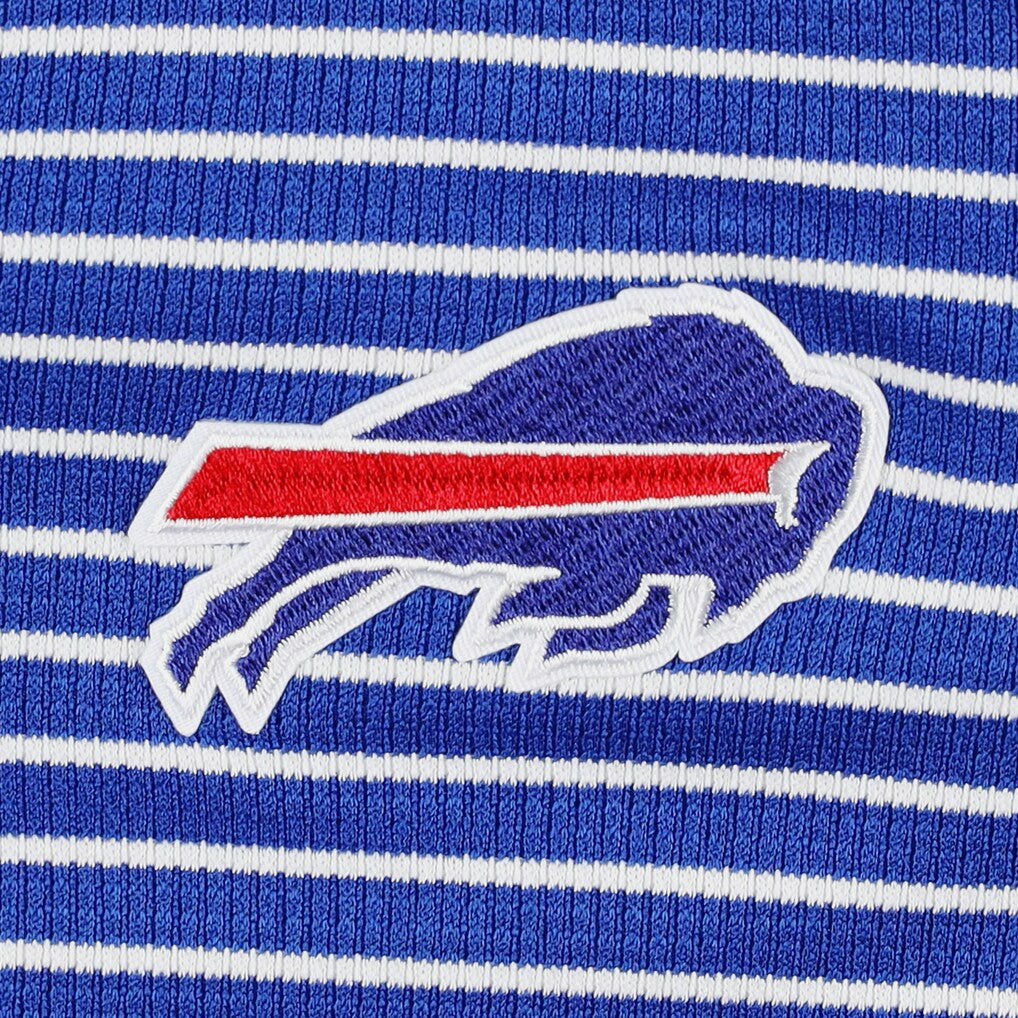 Antigua Women's Maverick Waffle Henley Long Sleeve T-Shirt - Buffalo Bills T-shirts