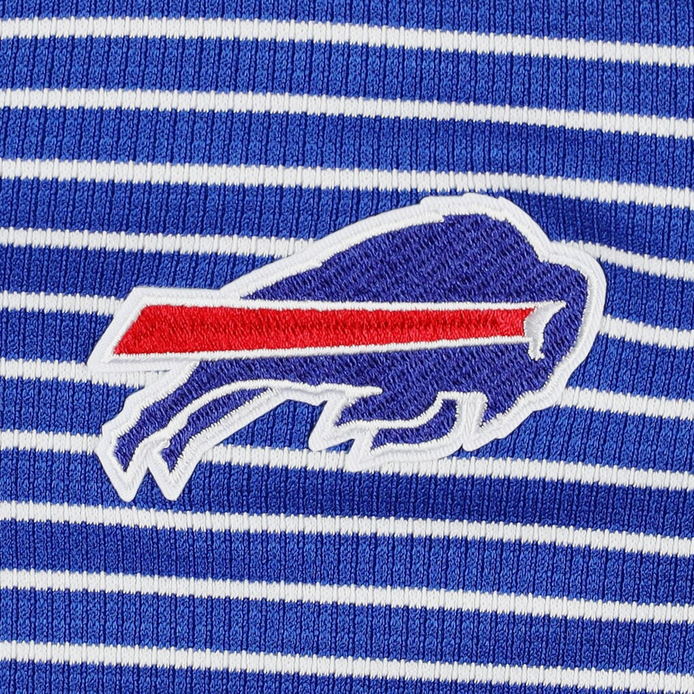 Antigua Women's Maverick Waffle Henley Long Sleeve T-Shirt - Buffalo Bills T-shirts