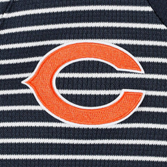 Antigua Women's Maverick Waffle Henley Long Sleeve T-Shirt - Chicago Bears T-shirts