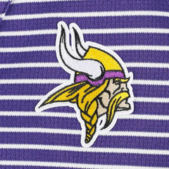 Antigua Women's Maverick Waffle Henley Long Sleeve T-Shirt - Minnesota Vikings T-shirts