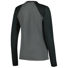 Antigua Women's Maverick Waffle Henley Long Sleeve T-Shirt - Pittsburgh Steelers T-shirts