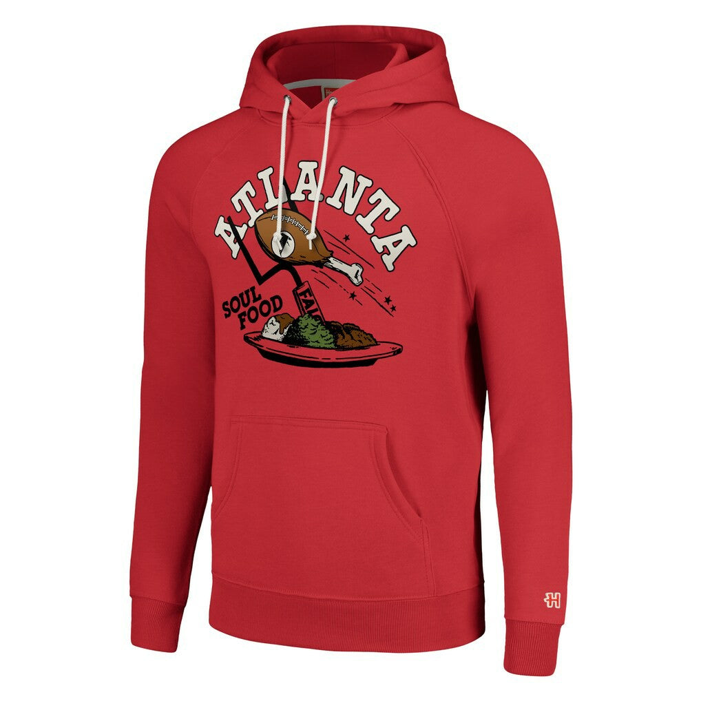 Homage Unisex NFL x Guy Fieri’s Flavortown Tri-Blend Pullover Hoodie - Atlanta Falcons Hoodies