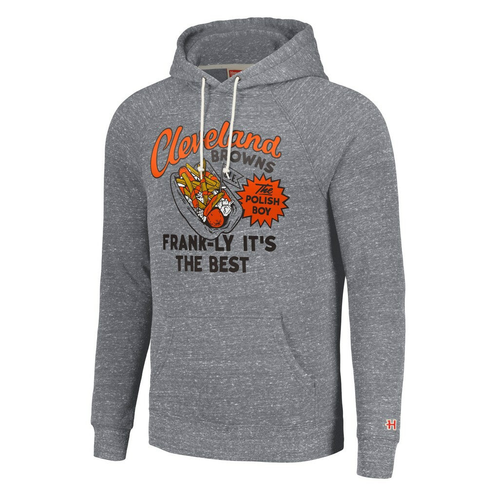 Homage Unisex NFL x Guy Fieri’s Flavortown Tri-Blend Pullover Hoodie - Cleveland Browns Hoodies