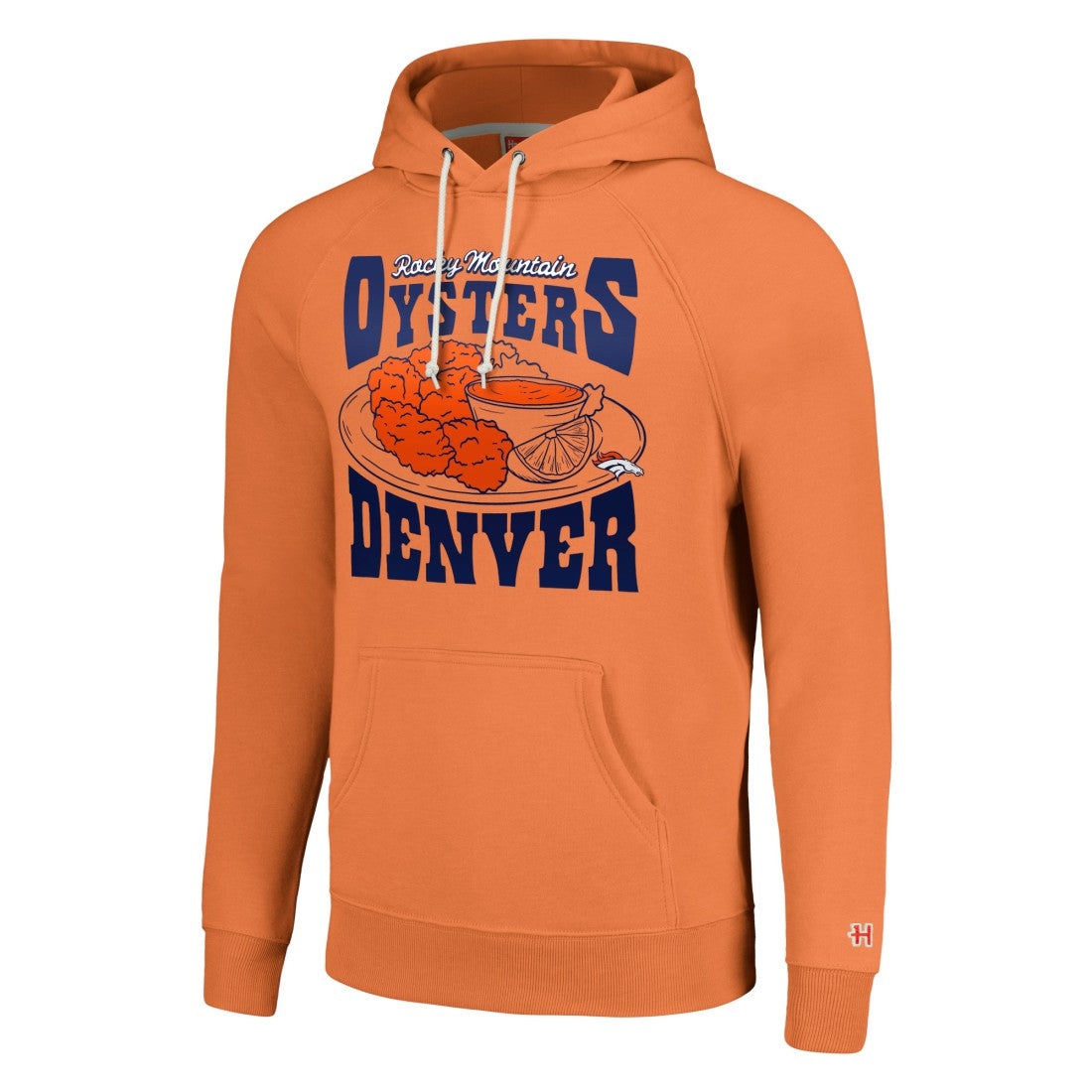 Homage Unisex NFL x Guy Fieri’s Flavortown Tri-Blend Pullover Hoodie - Denver Broncos Hoodies