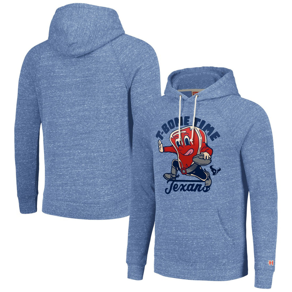 Homage Unisex NFL x Guy Fieri’s Flavortown Tri-Blend Pullover Hoodie - Houston Texans Hoodies
