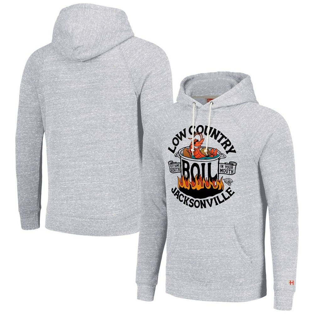 Homage Unisex NFL x Guy Fieri’s Flavortown Tri-Blend Pullover Hoodie - Jacksonville Jaguars Hoodies