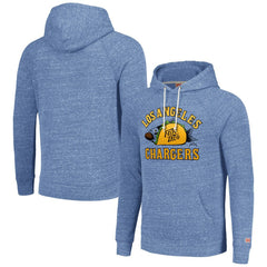 Homage Unisex NFL x Guy Fieri’s Flavortown Tri-Blend Pullover Hoodie - Los Angeles Chargers Hoodies