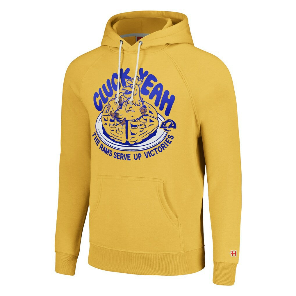 Homage Unisex NFL x Guy Fieri’s Flavortown Tri-Blend Pullover Hoodie - Los Angeles Rams Hoodies
