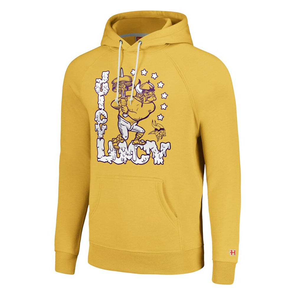 Homage Unisex NFL x Guy Fieri’s Flavortown Tri-Blend Pullover Hoodie - Minnesota Vikings Hoodies