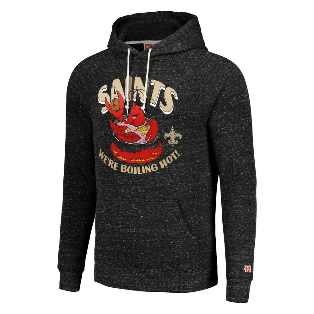 Homage Unisex NFL x Guy Fieri’s Flavortown Tri-Blend Pullover Hoodie - New Orleans Saints Hoodies