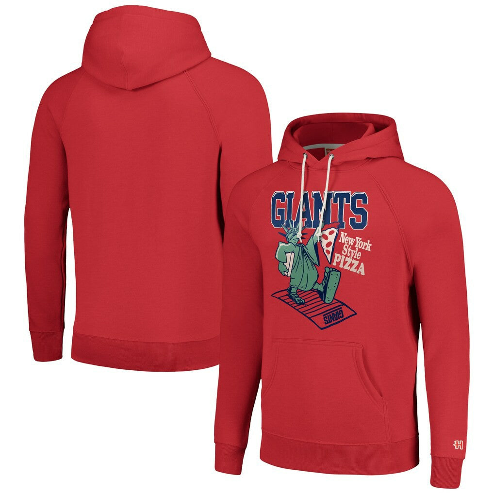 Homage Unisex NFL x Guy Fieri’s Flavortown Tri-Blend Pullover Hoodie - New York Giants Hoodies