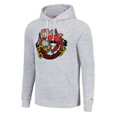 Homage Unisex NFL x Guy Fieri’s Flavortown Tri-Blend Pullover Hoodie - San Francisco 49ers Hoodies