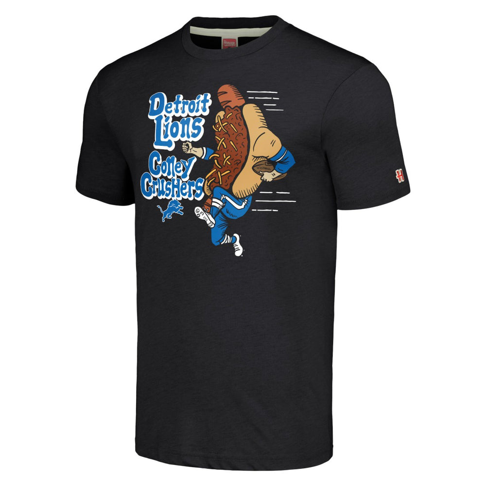 Homage Unisex NFL x Guy Fieri’s Flavortown Tri-Blend T-Shirt - Detroit Lions T-shirts