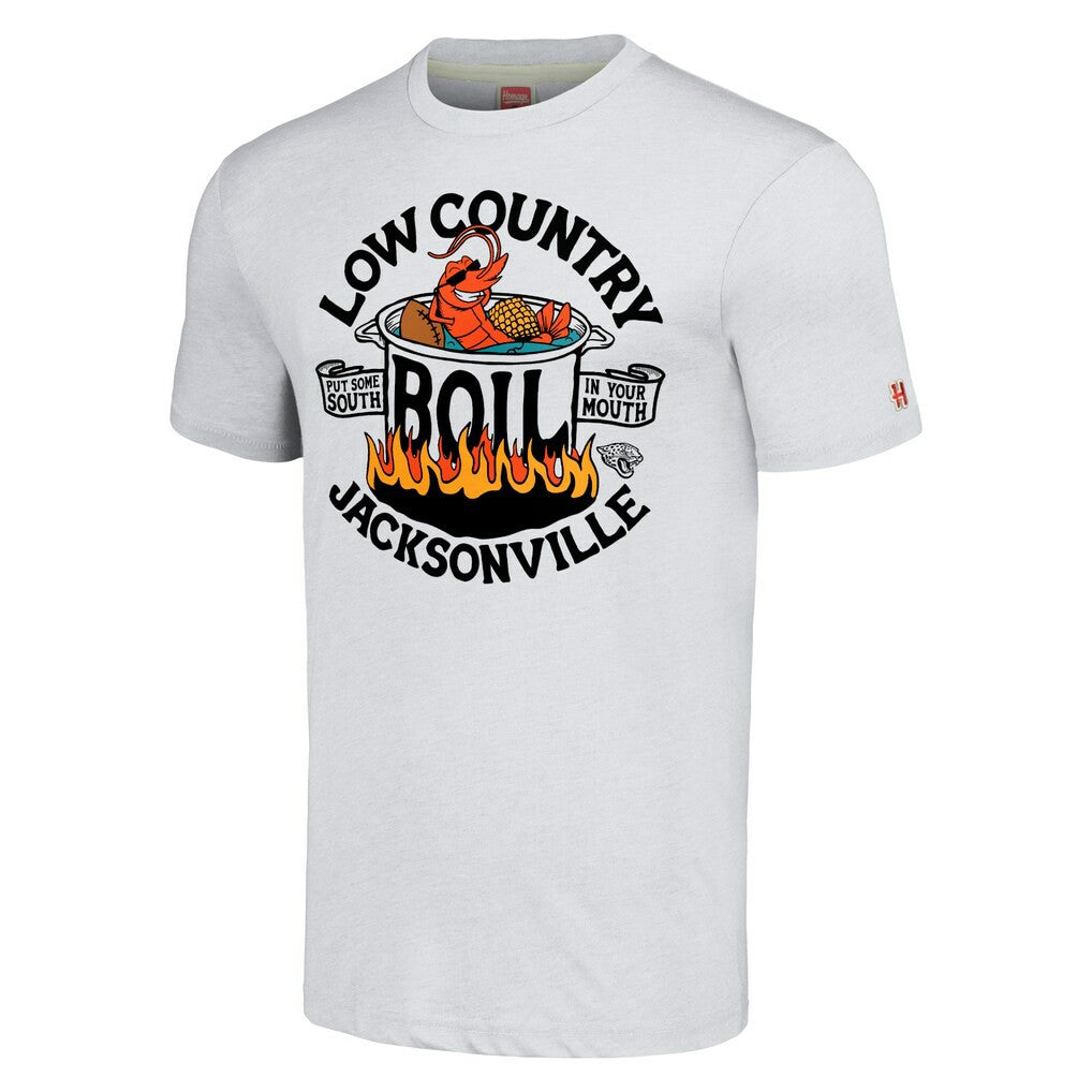 Homage Unisex NFL x Guy Fieri’s Flavortown Tri-Blend T-Shirt - Jacksonville Jaguars T-shirts