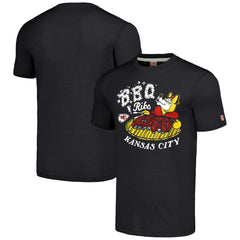 Homage Unisex NFL x Guy Fieri’s Flavortown Tri-Blend T-Shirt - Kansas City Chiefs T-shirts